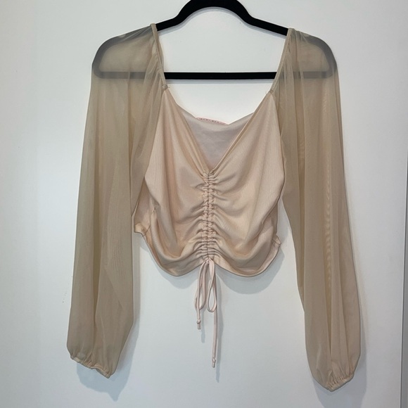 Blue Blush Los Angeles Top - Picture 1 of 2